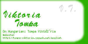 viktoria tompa business card